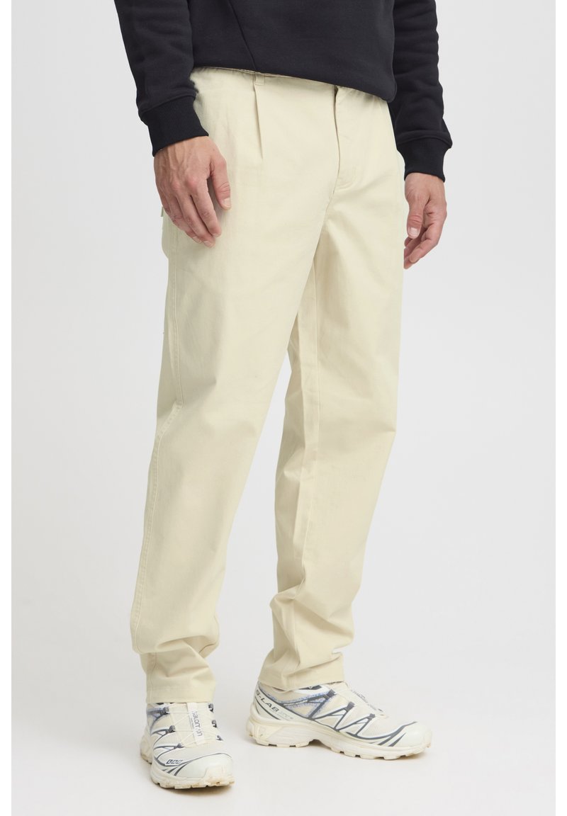 Solid SDMAURICE DYLAN DAD FIT - Trousers - oatmeal