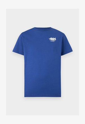 Alpha Industries, ALPHA SIGNATURE T-SHIRT - Tričko s potlačou - galactic blue