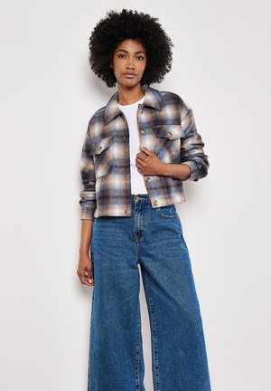 Apricot CHECK CROPPED - Summer jacket - blue