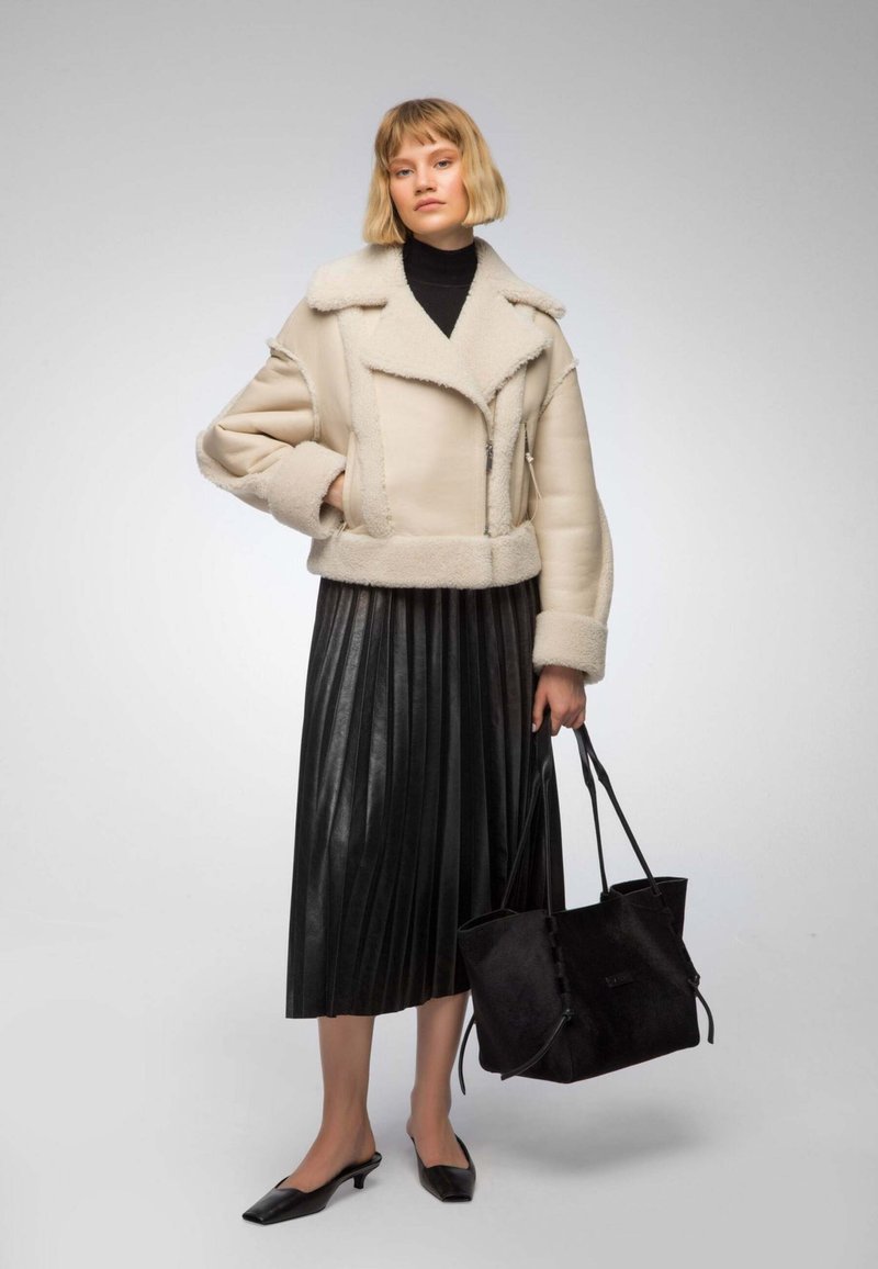 VSP MARION - Lederjacke - beige