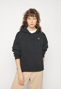 Jordan W J FLIGHT HOODIE CORE - Kapucnis pulóver - black/white