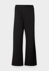 NEOPRENE PATCH ELASTICATED TROUSERS UNISEX - Dresside alumine osa - black