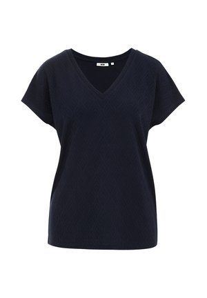 WE Fashion Základné tričko - dark blue