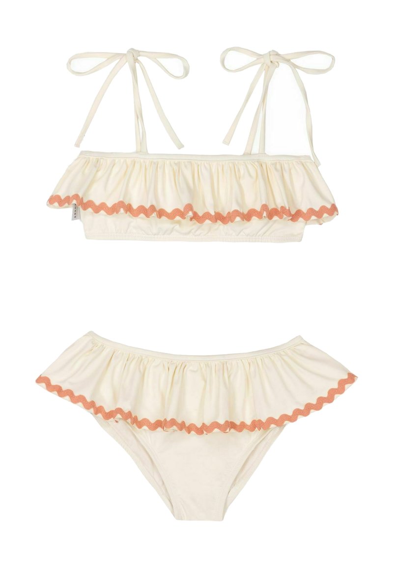 MIPOUNET LIA  SET - Bikini - ecru salmon