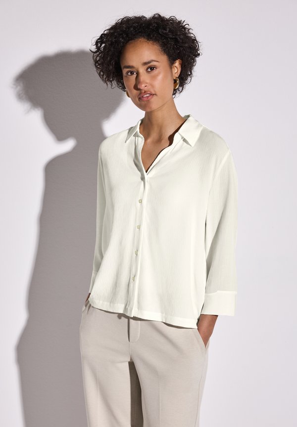 CRINKLE - Hemdbluse - weiß
