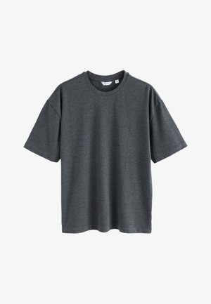 Next, RELAX FIT HEAVYWEIGHT T-SHIRT. - REGULAR FIT - T-shirt basic - grey dark marl