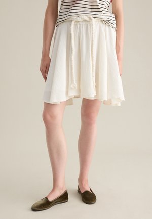 Falda acampanada - optical white