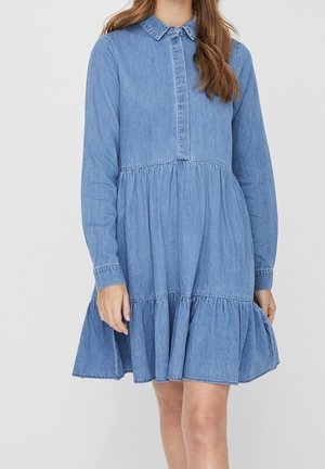 Jeansklänning - light-blue denim