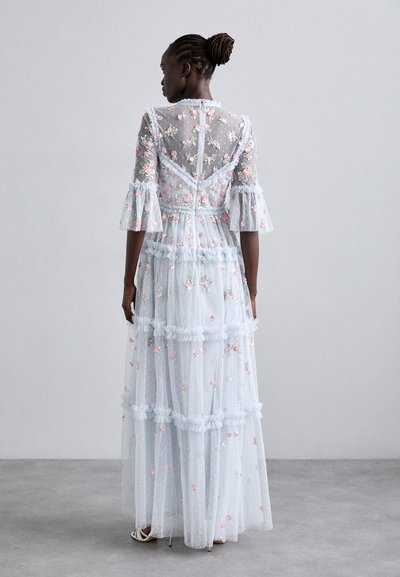 Needle & Thread SHIMMER DITSY LONG SLEEVE GOWN - Svečana odjeća - cloud