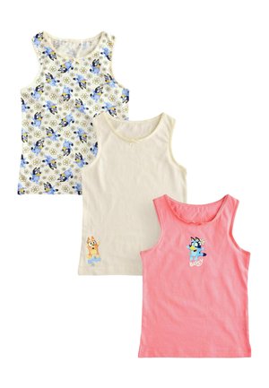 Next, REGULAR FIT - BLUEY 3 PACK  - Top - ecru pink