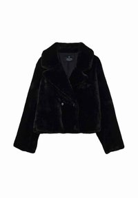 Stradivarius Chaqueta de invierno - black