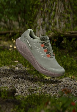 Salomon AERO BLAZE 3 GRVL GTX - Krosa skriešanas apavi - tea/iron/burnt ochre