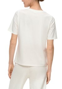 s.Oliver BLACK LABEL T-Shirt print - ecru