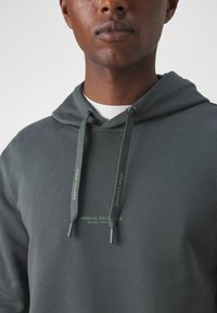 Armani Exchange Jersey con capucha - granite
