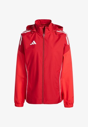 adidas Performance ALLWETTER TIRO COMPETITION - Waterproof jacket - rotlila