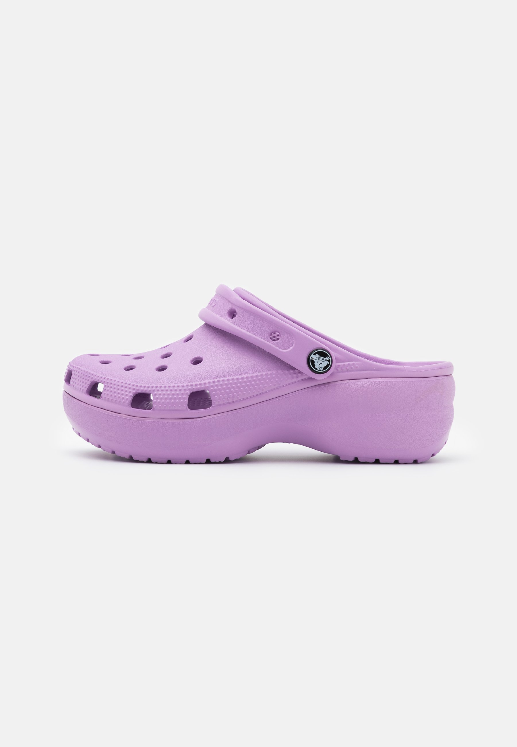 lila crocs