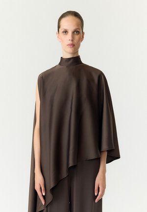 YAS, YASPELLA HIGH NECK - Блуза - chocolate brown