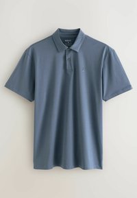 Polo shirt blu navy realizzato in tessuto morbido, con colletto, maniche corte e un piccolo logo sul petto. Design a vestibilità regolare.