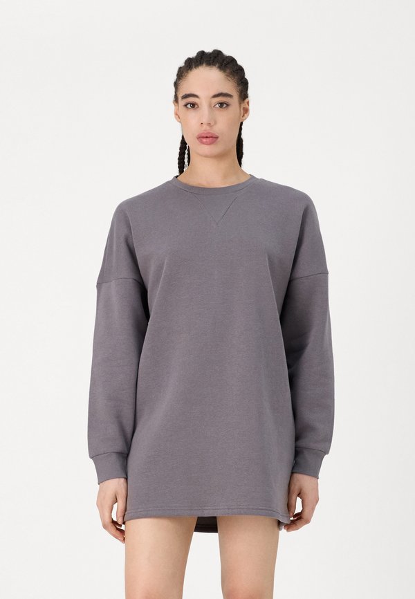 NMALDEN SHORT DRESS  - Freizeitkleid - charcoal gray