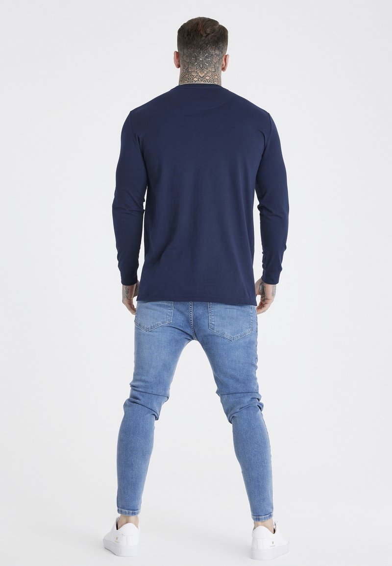 SIKSILK Camiseta de manga larga - dark blue