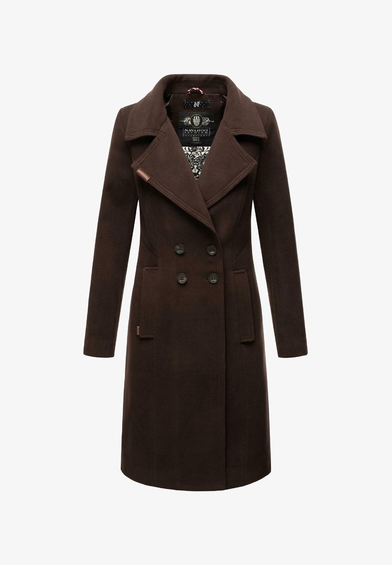Navahoo Klassisk kåpe / frakk - dark choco