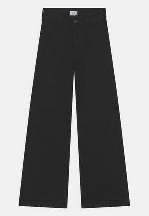 WISE WIDE - Jeans Straight Leg - black