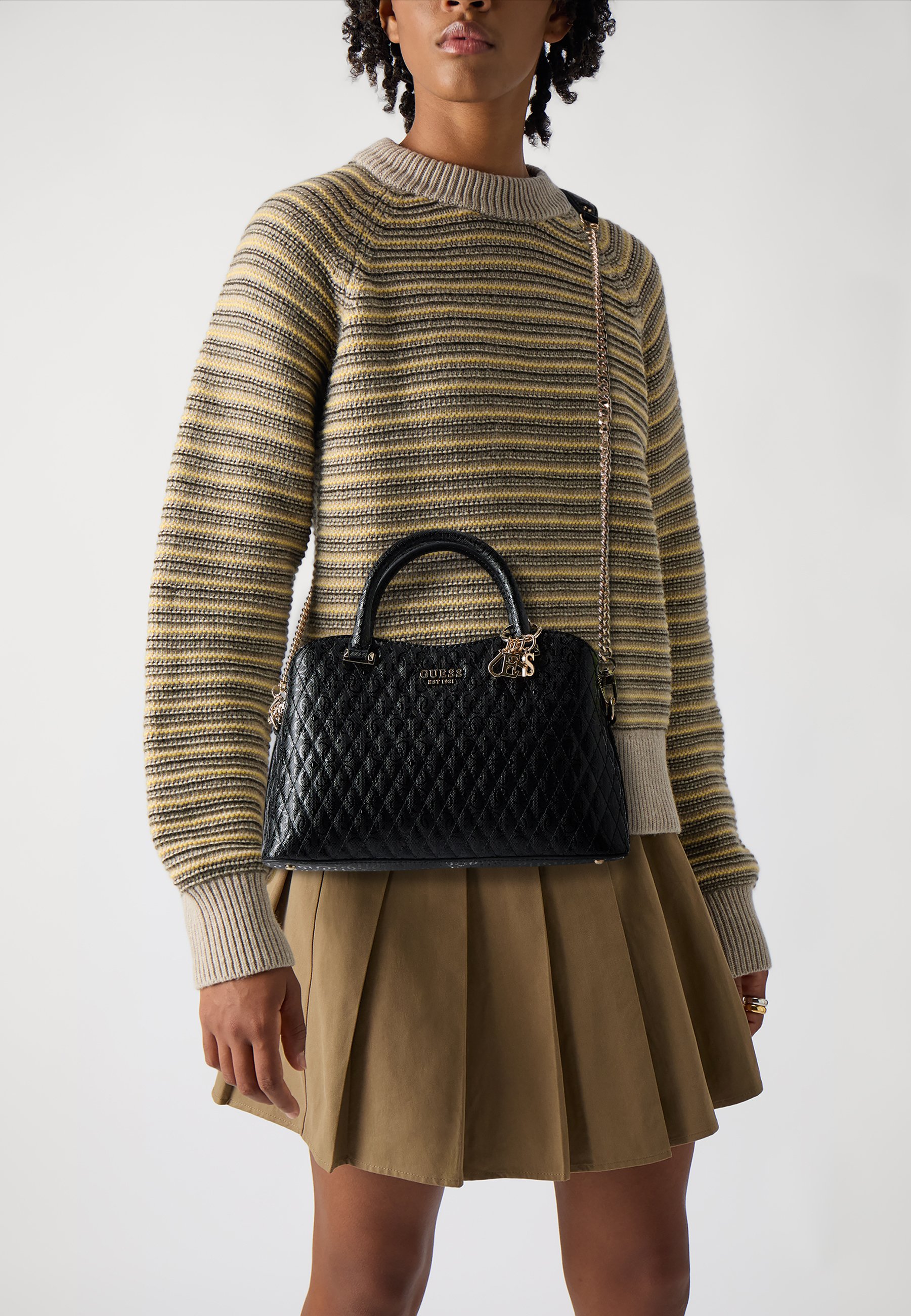 ★Guess ★Betula Satchel★関税込★ GUESS handbag Betula Satchel Black | Buy bags, purses