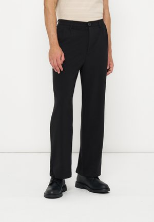Pier One by Zalando STRAIGHT LEG FORMAL - Παντελόνι - black