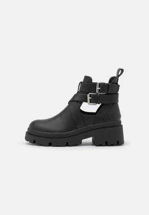 Bottines à plateau - black