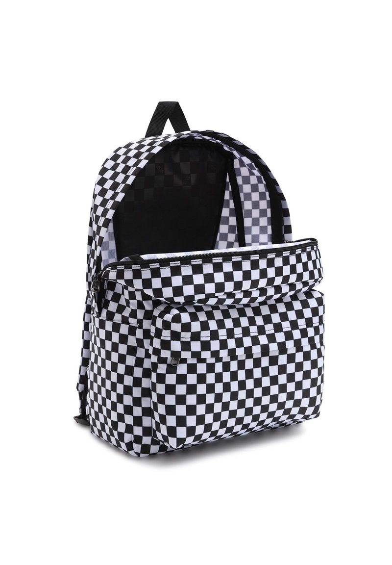 Vans MN OLD SKOOL CHECK BACKPACK Zaino black white/nero