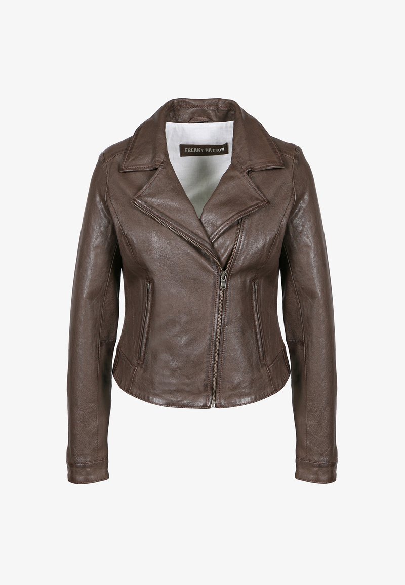Freaky Nation RUNA - Lederjacke - dark ork