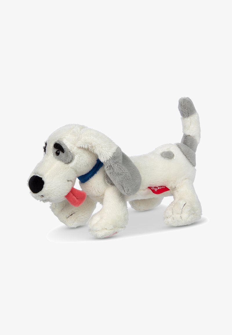 sigikid HUND HELMUT DIE STOFFIS - Cuddly toy - weiß/grau