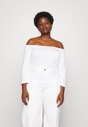 Even&Odd Curvy Camiseta de manga larga - off-white