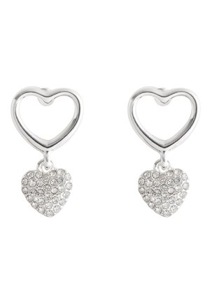 Next HEART DROP SPARKLE STUD - Øreringe - silver tone