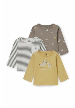 3 PACK - Longsleeve - gray