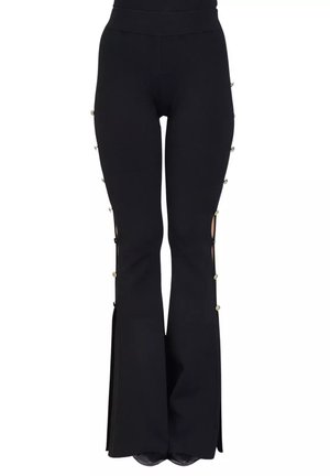 Versace Jeans Couture, A ZAMPA CON DETTAGLI - Pantalon classique - black