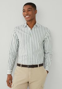 Hackett London MEL BOLD STRIPE - Košeľa - green white