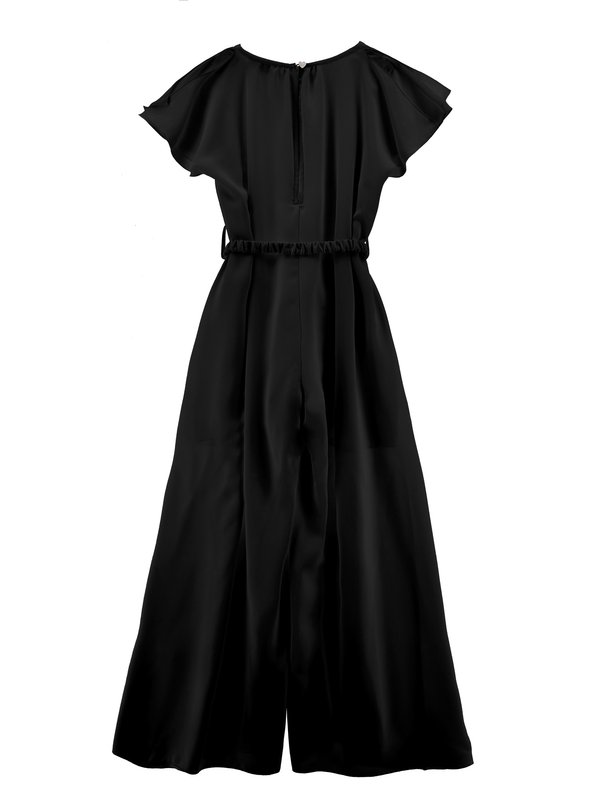 TUTA COCKTAIL RASETTO - Jumpsuit - nero3