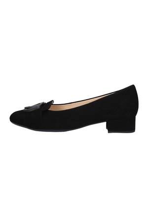 Klassieke pumps - samtchevreau schwarz uni matt