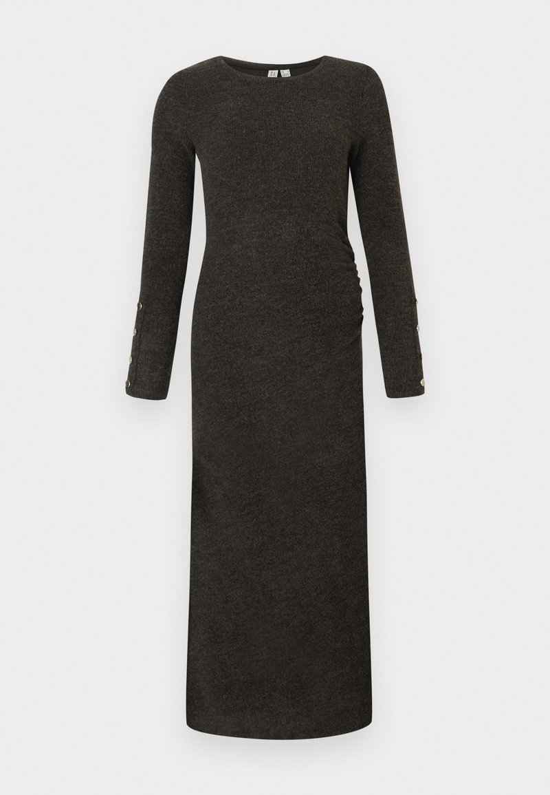 Vero Moda Gebreide jurk donkerbruin