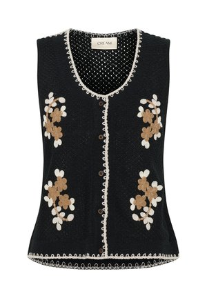Cream FRUST - Veste sans manches - pitch black