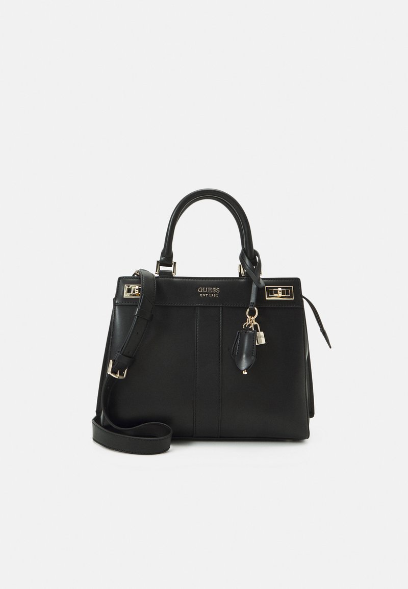 Guess KATEY LUXURY SATCHEL Håndtasker black/sort Zalando.dk