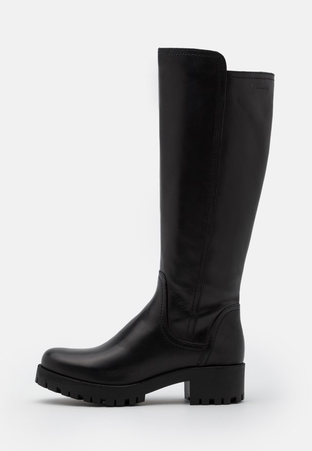 Platform boots - black