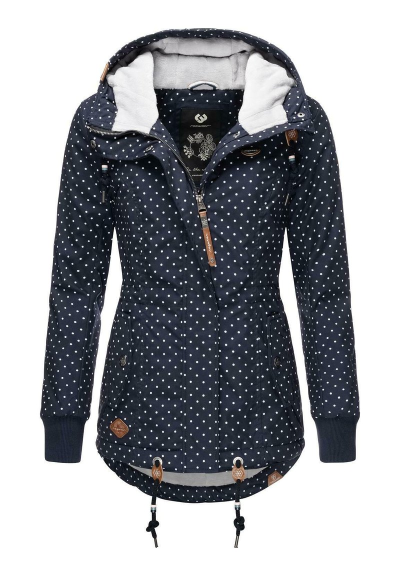 Ragwear YM-DANKA DOTS - Winter coat - dark blue