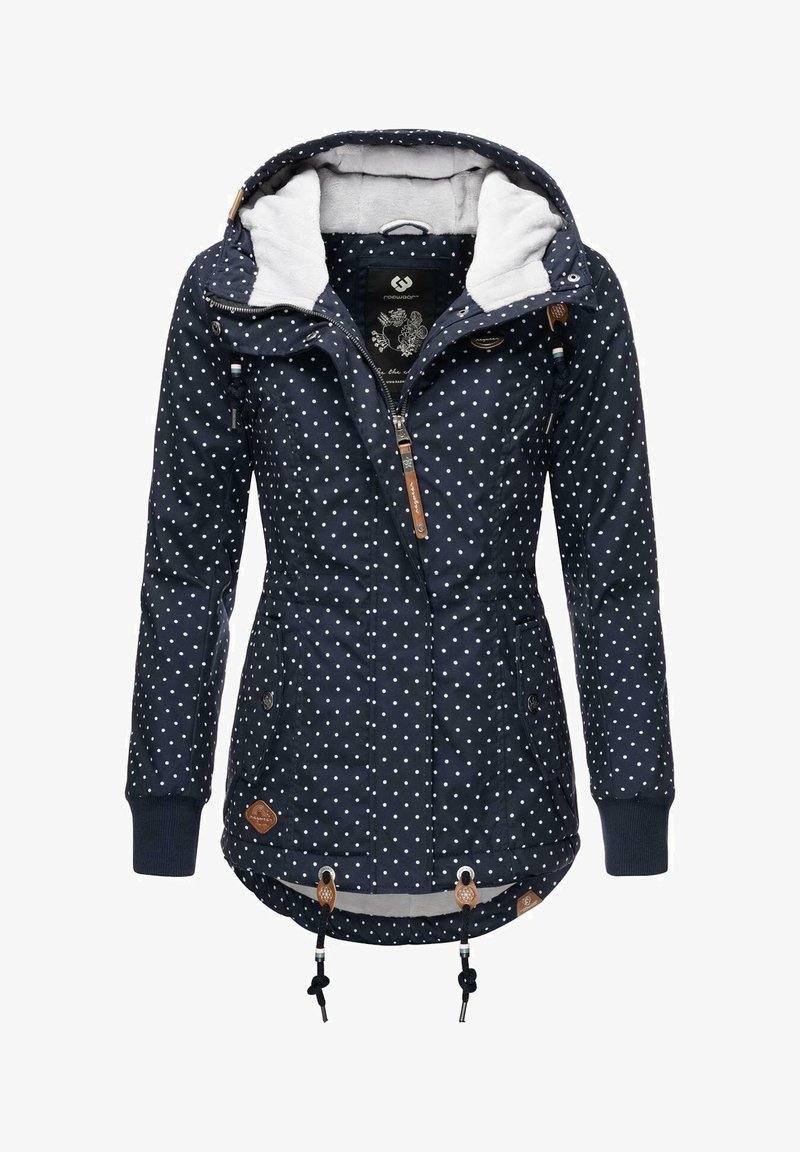 Ragwear YM-DANKA DOTS - Winter coat - dark blue