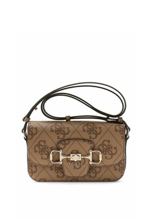 Guess JANIE LOGO CONVERTIBLE XBODY FLAP - Sac bandoulière - latte logo