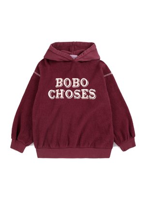 Bobo Choses, EMBOSSED - Sudadera con capucha - burgundy