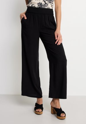 LASCANA, LASCANA PALAZZOHOSE - Trousers - schwarz