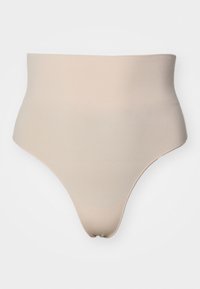 YITTY NEARLY NAKED HIGH WAIST THONG - Lingerie sculptante - bad beige