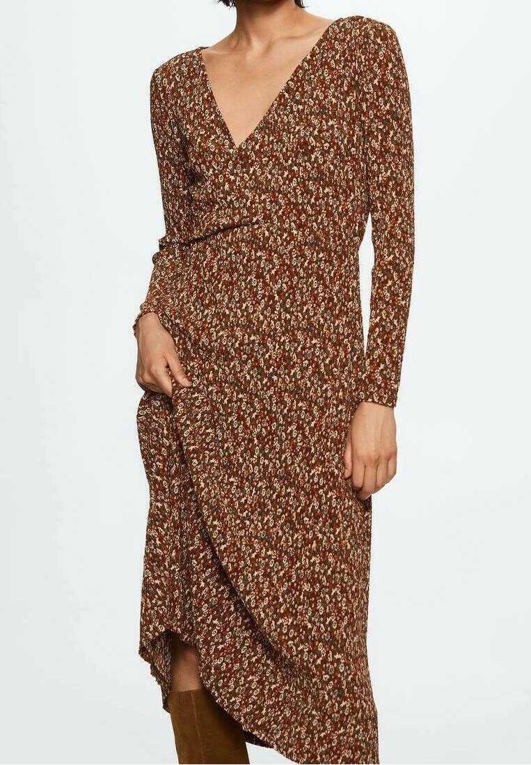 Mango Robe de jour - brown